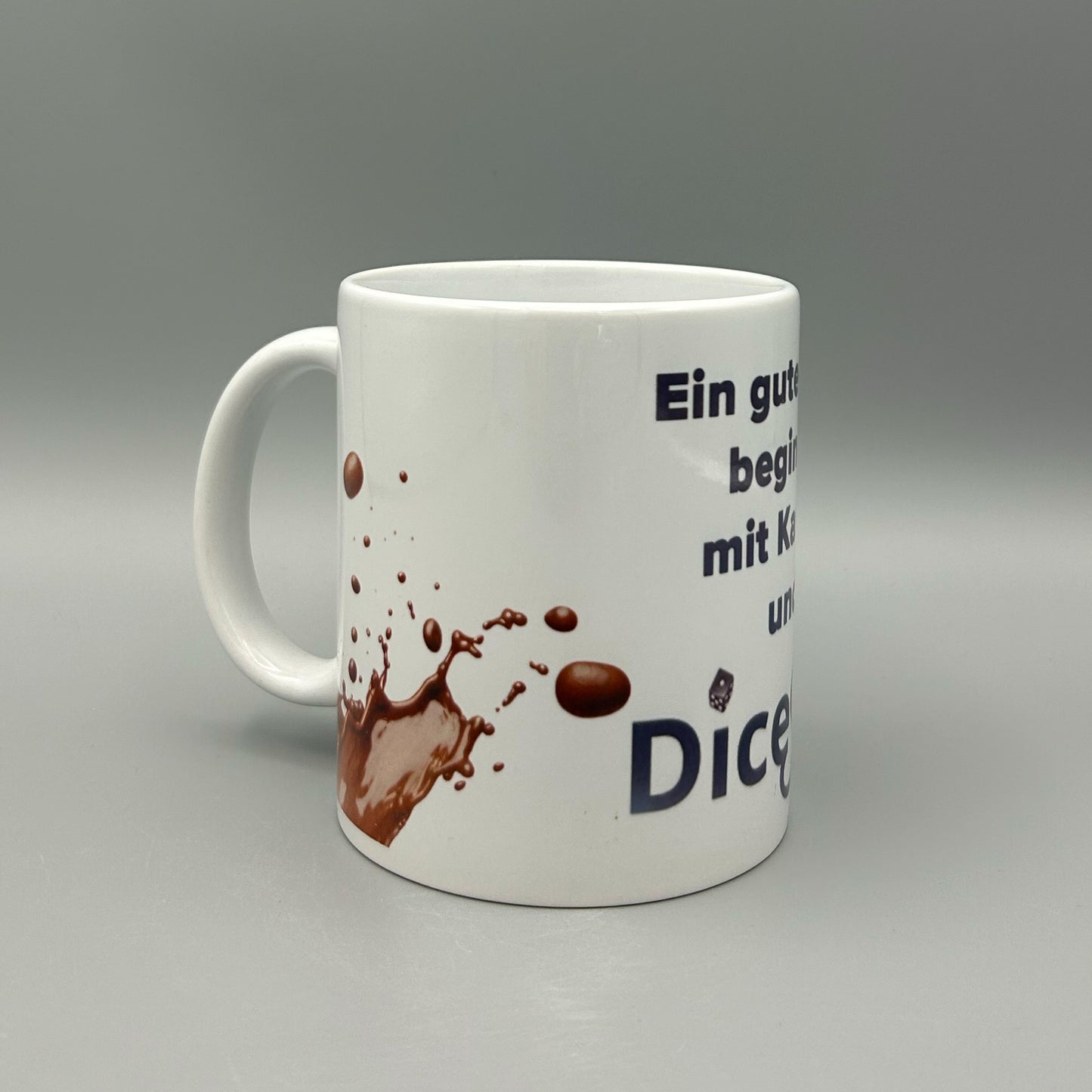 DiceSky Fan-Tasse „Ein guter Tag“