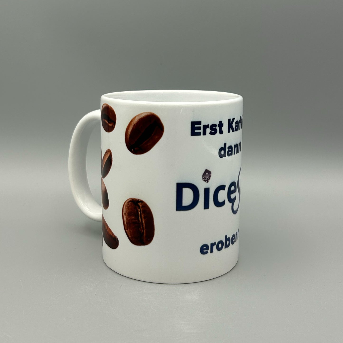 DiceSky Fan-Tasse „Erobern“