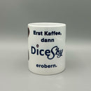 DiceSky Fan-Tasse „Erobern“