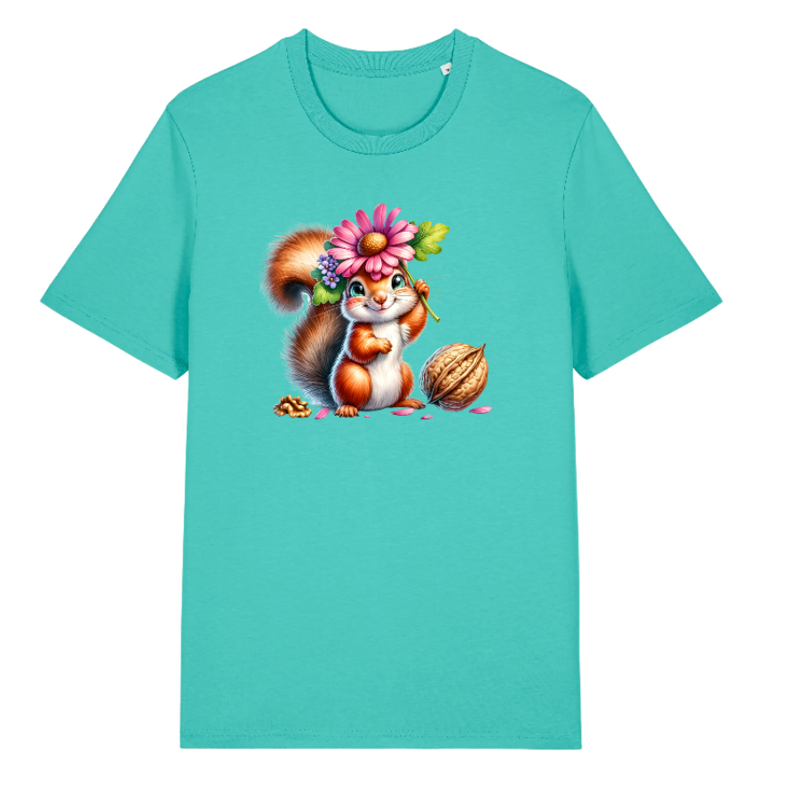 Hippes T-Shirt mit süßem Eichhörnchen-Motiv für Tierliebhaber 🐿️